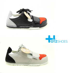 专柜正品 新款OTZ OTZShoes拼色休闲鞋低帮大头鞋 丑萌牛胎皮多色