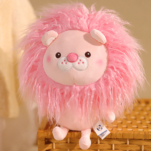 正版小狮子布娃娃玩偶可梳头造型毛绒玩具公仔女孩生日情人节礼物