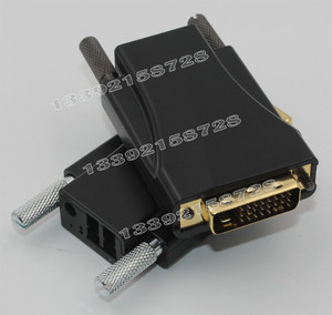 加强版Pro长螺丝LED大屏投影租赁4K2芯DVI光纤延长器双芯LC光端机
