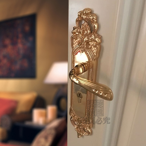 archie 雅洁 全铜锁振研古铜室内房门卧室门锁as2051a-c4920-02