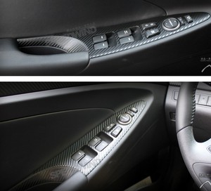 新索纳塔八代 索8 改装车贴 车门内控面板碳纤贴 成型4门 8片