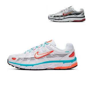 nike耐克正品女鞋p6000白橙纯白 追梦太空老爹鞋男鞋跑鞋bv1021