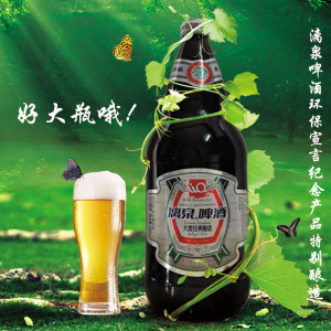 漓泉1998大度特酿946ml*2瓶装整箱10度pk进口德国小麦黑啤酒桂林