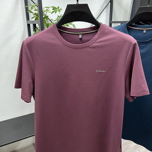 狮丹努专柜正品2024新款爵士丹尼低调奢华大牌男装袋鼠短袖T恤