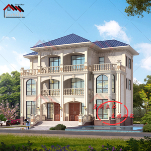 新农村兄弟双拼自建房两二三层半小面积别墅设计图纸露台经济型特