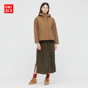 优衣库 女装 宽松连帽外套(休闲) 439698 uniqlo