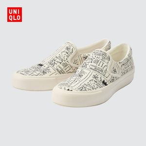 优衣库ut 男装/女装basquiat帆布休闲鞋(懒人鞋) 451107 uniqlo