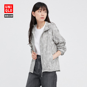 优衣库 女装 便携式防紫外线连帽外套(防晒衣) 440493 uniqlo