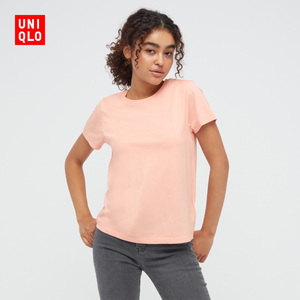 优衣库 女装 supima cotton圆领t恤(短袖) 433577 uniqlo