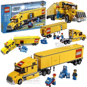 lego 乐高城市系列 7900 重型卡车装载机 3221黄色大卡车拼装积木