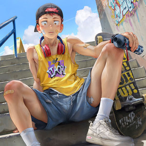 【杯面面面】杯面老师咒术回战虎杖悠仁盛夏三虎周边挂件立牌色纸