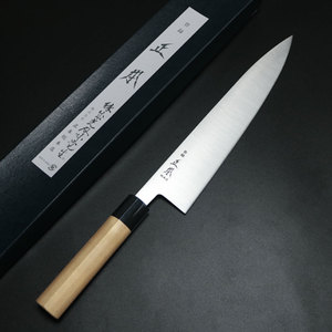 日本原装进口正本牛刀主厨刀ks3124总本店料理刀白纸钢二号