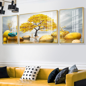 水晶画客厅壁画招财