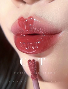 英国ct唇釉walk of no shame吻痕色细管口红枕边话mini口红三件套