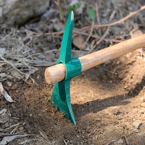 钢镐大号十字小洋镐鹤嘴小镐头锄头铁镐户外挖土纯钢五金农具镐斧