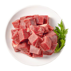 伊赛 煎烤牛肉粒200g/袋 生鲜冷冻腌制牛肉块速冻半成品可煎烤