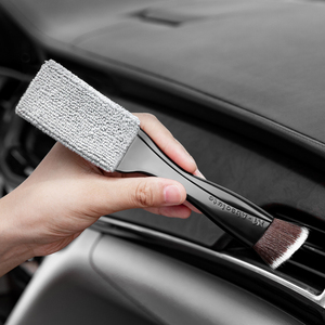 洗车毛刷软毛细节刷车用汽车内饰清洗工具空调出风口缝隙清洁刷