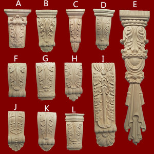 欧式木雕柱头实木罗马柱雕花装饰柱头东阳木雕实木柱头雕花柱头