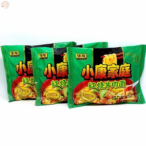1华龙108方便面华龙小康家庭红烧牛肉面吗泡面大包袋装老式今麦郎