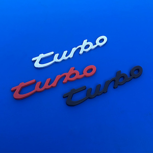 结t账淘宝个性涡轮增压turbo车标3d立体金属汽车贴纸标识车身车尾
