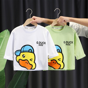 巴拉巴拉昕怡粉丝专享小黄鸭g duck儿童春季秋装新款长袖衣服小孩