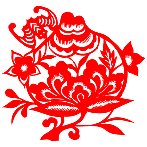 802人付款淘宝动物卡通剪纸图案底稿刻纸小猪佩奇窗花学生手工diy中国