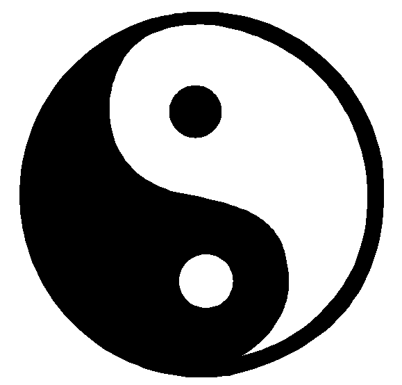 b182太极图阴阳双鱼八卦墙贴卧室宗教茶室茶馆墙壁道教壁画墙贴纸