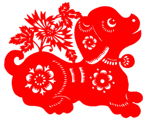 动物剪纸窗花儿童