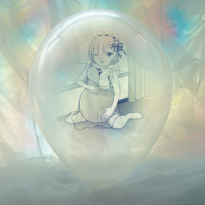 qualatex16寸18寸 蕾姆 卡通 可爱 气球 迷恋looner 动漫印刷