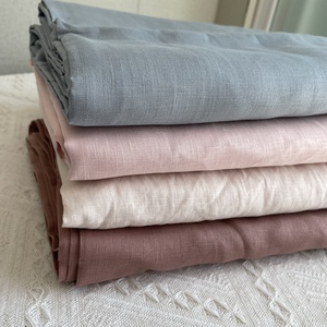 纤维皇后~外贸尾单亚麻床单单件100%纯亚麻夏季凉爽不粘身