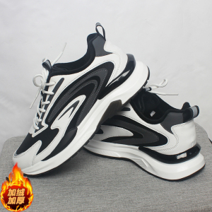 茂达男鞋加大码运动鞋秋冬新款休闲鞋青年跑步老爹加绒保暖454647