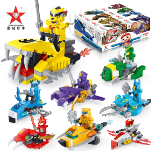 星钻积木乐高猪猪侠