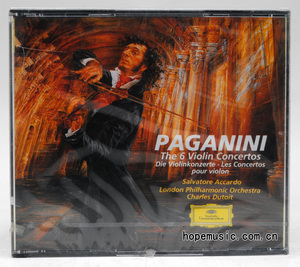 帕格尼尼 六首小提琴协奏曲全集 阿卡多3CD 4372102