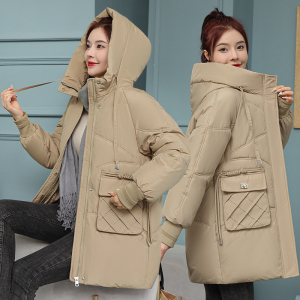 洋气新款流行冬季羽绒棉服女韩版宽松加厚大口袋设计感休闲外套