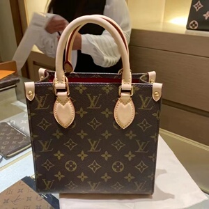 lv路易威登新款sac plat bb琴谱包老花单肩斜挎手提托特女士包袋