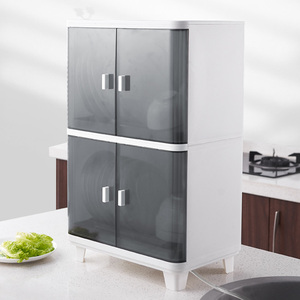 餐具碗筷碗柜厨房碗碟收纳柜碗架盒家用收纳洗完沥水置物架双开门