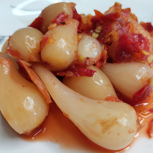 酸辣甜藠头农家自制下饭菜泡菜云南特产开味腌葱头1000g 佐餐配粥