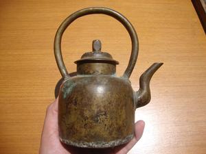 老铜壶 茶壶茶具 收藏摆设 影视道具 包老真价格06580
