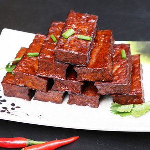 湖南特产 武冈卤豆腐豆干卤菜 腊香干原味卤香卤豆干香干豆腐干