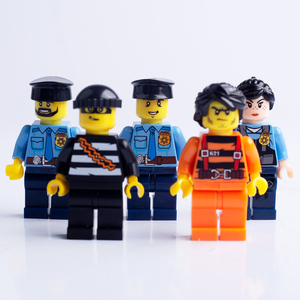 0042人付款淘宝城市警察摩托车抓小偷高速追捕匪徒乐高60041拼装积木