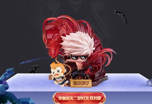dnf地下城勇士旭旭宝宝kol联名款手办帝血弑天大马猴模型通用大号
