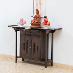 供桌佛台家用现代简约神台中式供奉观音财神柜农村老式香几条案桌