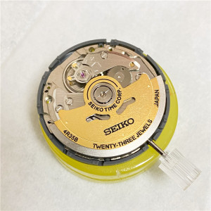 精工自动锤贴片nh35改4r35b机芯 nh36机芯金色自动锤金属薄片刻字