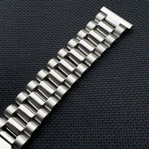 手表配件 不锈钢表带 全实心钢带 18mm平头 适用于老款西铁城双狮