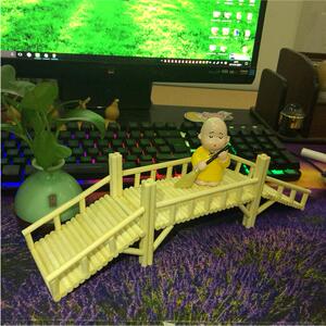 竹艺工艺品 纯手工制作diy一次性筷子桥模型 摆件 饰品生日礼物