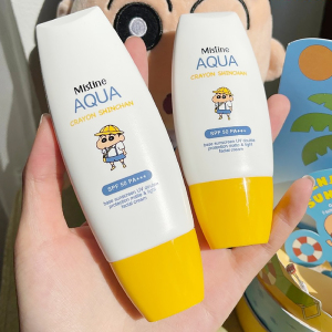 蜜丝婷mistine防晒霜小黄帽蜡笔小新联名款蜜思婷官方旗舰店正品