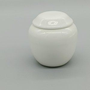 酸奶罐陶瓷带盖盅高白镁质强化瓷酸奶盅瓶鲜酸奶杯带盖160ML小罐