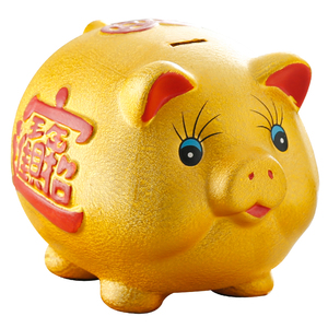 小花猪存钱罐