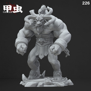 英雄联盟牛头人酋长小雕像大型gk树脂手办高精度3d打印成品白模