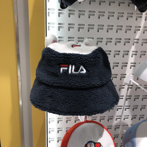 fila斐乐儿童帽子正品2021年新款男女童卡通休闲渔夫帽k17b141213